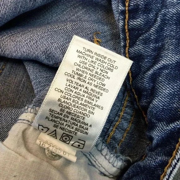 Vintage Jordache Womens Blue Denim Cuffed Skinny Crop Jeans Medium Wash Size 6 - Picture 11 of 13